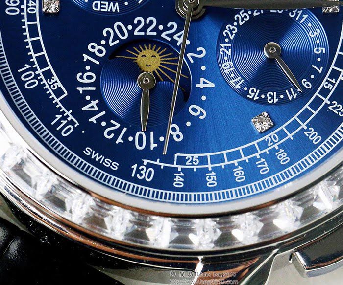 百達翡麗PATEK PHILPPE LS精品 超級複雜功能計時系列 機芯29-535升級版 全鋼鍍納米鉑金表殼 小牛皮帶 高檔男士腕表  wssb4229